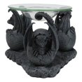 thumbnail image 6 of Fantasy Trio Gargoyle Dragons in Eggs Hatchling Candle Oil Burner Figurine, 6 of 9