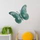 thumbnail image 2 of Figura decorativa de mariposa 3D para pared, adornos exquisitos, hermosa estatua. Verde oscuro, 2 of 8