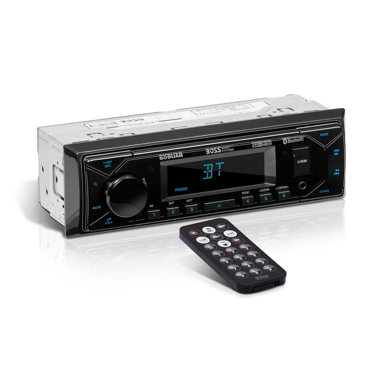 Boss Audio 609UAB Single DIN Car Stereo, In-Dash Mechless Boss Audio 609UAB Single DIN Car Stereo, In-Dash Mechless
