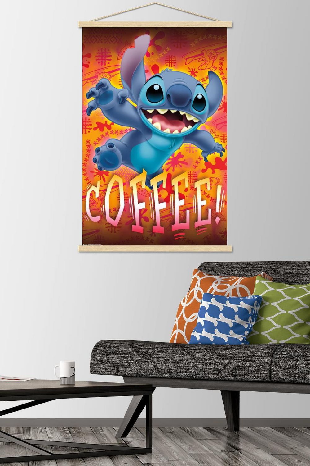 Disney Lilo and Stitch - Coffee Wall Poster, 22.375" x 34"