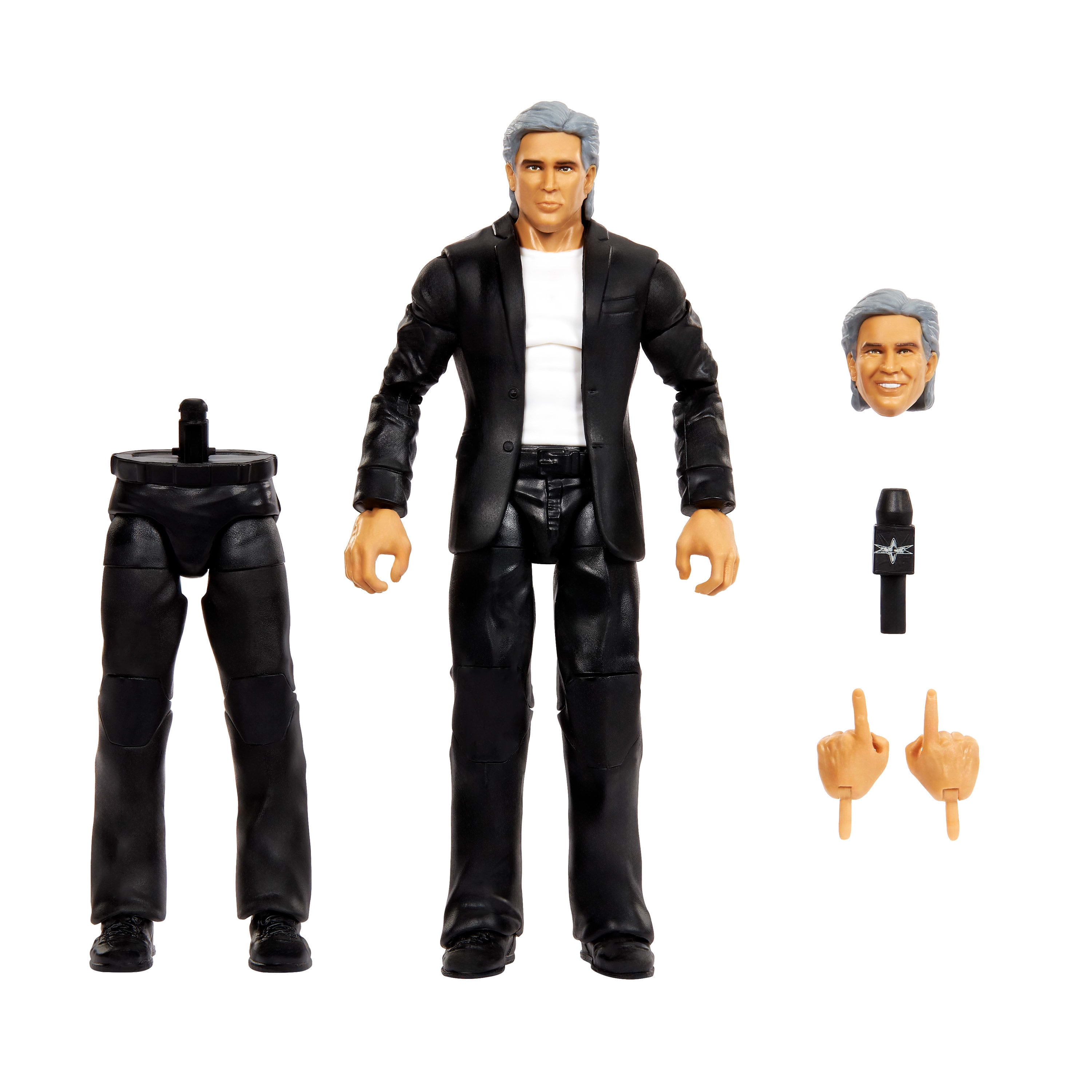 WWE Figurine articulée Élite Eric Bischoff Monday Night War-15cm - Exclusivité Walmart