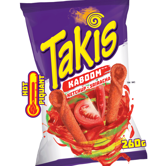Takis® Kaboom™ Ketchup - Sriracha Tortilla Chips, 260g