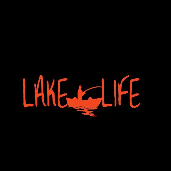 Lake Life Fishing Activity Vinyl Decal Sticker UV & Waterproof Bumper Window Laptop Automotive Water Bottle Gift accessories – ORANGE 7"
