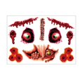 thumbnail image 1 of Halloween decoraciónes Pegatinas de piel de Halloween Pegatinas de piel de herida Simulación de piel Cicatriz de piel Cuchillo de piel Simulación Pegatina de piel impermeable, 1 of 2