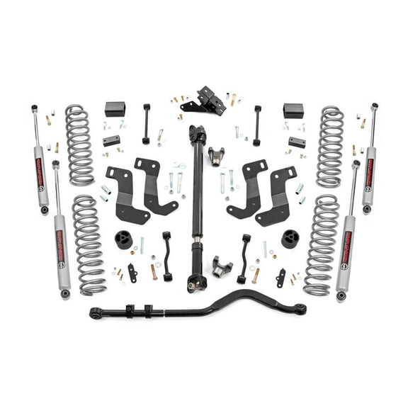 Rough Country 3.5" Lift Kit (fits) 2018-2020 Jeep Wrangler JL 4DR | N3 Shocks | Stage 2 Suspension System | 65431