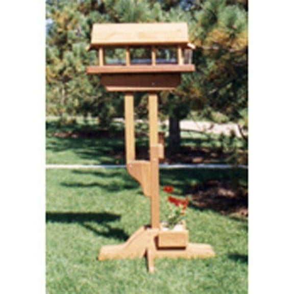 Woodcraft Project Paper Plan To Build Portable Feeder Base - Material Not Included