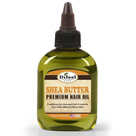 Difeel Shea Butter Oil Premium Natural Hair Oil, 2.5 oz