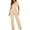 Beige, variant on adviicd Jumpers for Women Casual Jumpsuit for Women Casual Loose Short Sleeve Pant Romper V Neck Summer One Piece Outfits Black,L
