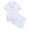 Z3 Silver, variant on REDARER Kids' Satin Pajama Set Short Sleeve Button-Down Top & Shorts Classic Sleepwear for Boys & Girls,8-9 Years