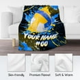 thumbnail image 6 of Personalized Volleyball Blanket Gifts - Lightweight Soft Sports Throw Blankets for Adults Women - Custom Volleyball Blanket for Volleyball Players Team - 60x80 Inches Twin Blanket for Bed Couch, 6 of 6