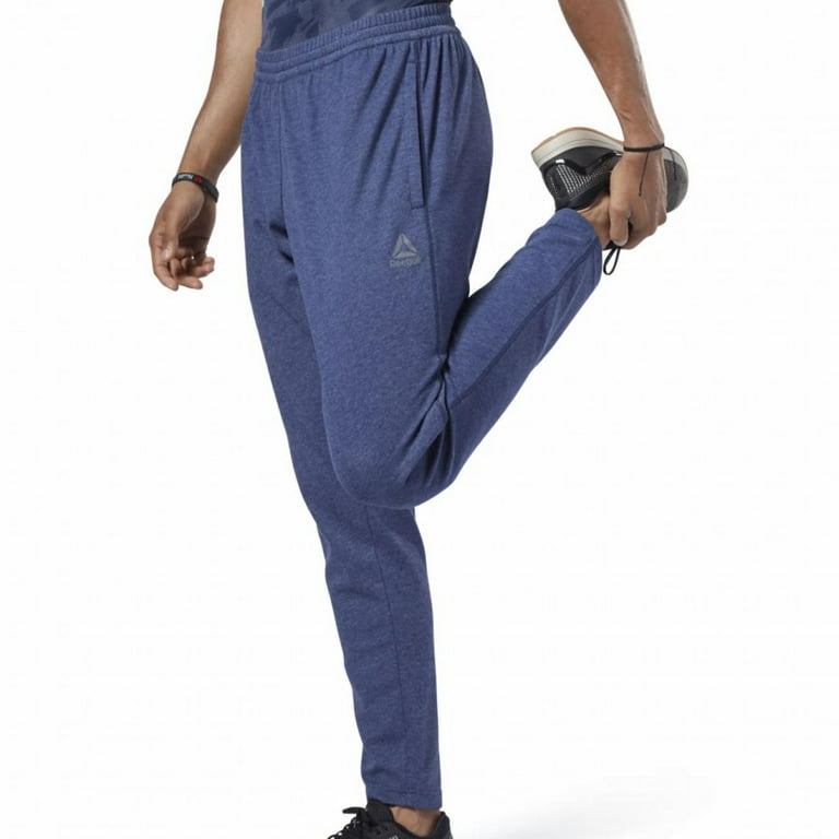 Reebok Mens CrossFit Athletic Track Pants, Blue, Medium