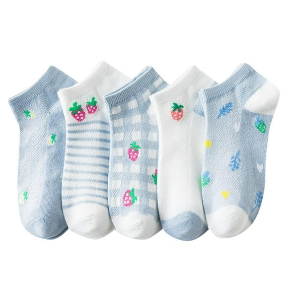ZHENHONG Slipper Socks for Women Women Socks Slippers Fruit Print Cute Summer New Pattern Fashion Comfortable Socks
