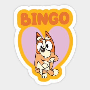 Cute Bluey Bingo Sticker Bluey Stickers For Kids Bluey Stickers Party Favors Phone Decal Water Bottle Stickers Car Decals Laptop Sticker