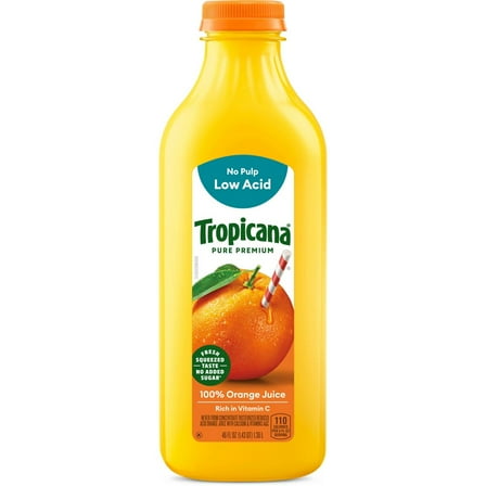 2X - Tropicana Pure Premium Low Acid Orange Juice - 46oz