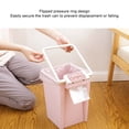 thumbnail image 2 of Inteprter Cesta de papel grande Simple y de moda para el hogar, la caja de la bolsa de basura es fácil de extraer el cubo de basura de la cocina Suministros de limpieza para el hogar verde, 2 of 6
