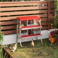 thumbnail image 1 of Chicken Nesting Box with Roll Out Egg Tray, Galvanized Steel Rustproof Laying Boxes for Hens, Chickens & Ducks, Ventilated & Easy-Clean Design, 1 of 8