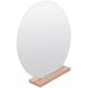 thumbnail image 1 of Wooden Base Desktop Cosmetic Mirror Dorm Desktop Acrylic Irregular Mirror Makeup Mirror, 1 of 3