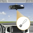 thumbnail image 3 of Unique Bargains 1 Pcs Metal/Rhinestones with Diamonds Car Rear View Mirror Pendant Accessories Car Hanging Ornament Black G, 3 of 6