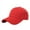 Red, variant on Fashion Solid Color Hook Loop Baseball Cap Unisex Outdoor Sunshade Peaked Hat