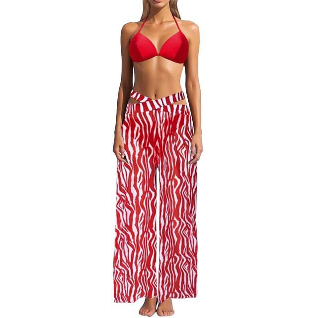 Toimothcn Womens Bathing Suits 2025 Solid Color Bikini Three Piece Beach Split Swimsuit Set Soft Womens Swimming Clothes