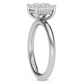 thumbnail image 3 of Empire Jewelry 14K White Gold Plated Princess Cut 1.5 Ct Moissanite Hidden Halo Wedding Ring - Stunning Proposal Engagement Ring - VVS1 Diamond Ring for Her - Perfect Graduation Gift, 3 of 3