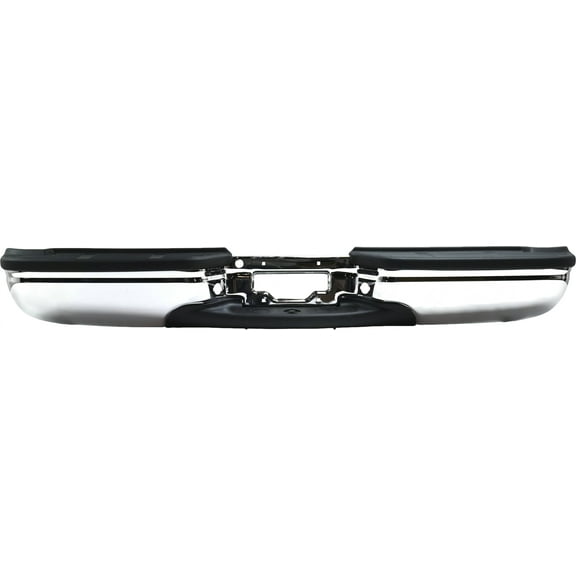 Step Bumper Compatible with FORD F-SERIES SUPER DUTY 1999-2007 ASSEMBLY Chrome Fleetside Regular Cab/SuperCab with Brackets