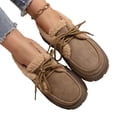 thumbnail image 4 of Willtoo Women's Winter Faux Fur-Lined Slip-On Loafers Plush Shearling Lining for Cold-Weather Warmth, 4 of 5