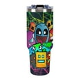 thumbnail image 2 of Geometry Dash Cute Car Cup Tumbler with Handle & Straw 40 Oz Cupholder Water Bottle Insulated Stainless Steel Cup, 2 of 8