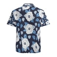 thumbnail image 3 of High Quality Hawaiian Shirts for Men Short Sleeve Aloha Beach Shirt Floral Summer Casual Button Down Shirts Blouses 6U3FWH, 3 of 7