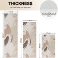 thumbnail image 4 of Brown Boho Abstract Pattern Kitchen Rugs Sets Of 3,Kitchen Runner Rugs Non Skid Washable,Decorative Kitchen Floor Mats for Kitchen,Sink,Laundry,17"x30"+ 17"x47" + 17"x59", 4 of 6