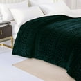 Exclusivo Mezcla Queen Size Sherpa Fleece Bed Blanket, Ultra Soft and