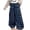 Blue, variant on Girls Plaid Wide Leg Pants Wool Blend Thick Warm Winter Trousers for Kids Size 4-15 Years Pink Size 4T
