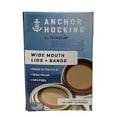 thumbnail image 3 of Anchor Hocking HRC12WB-G BPA Free Wide Mouth Bands & Lids for Canning Jar, 12 ct, 3 of 5