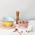 thumbnail image 2 of 6-Piece 26Oz Ceramic Soup Bowl Set, 6.3 Inch Colorful Serving Bowls, Microwave And Dishwasher Safe For Oatmeal Salad Pasta Dessert, 2 of 6