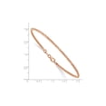 thumbnail image 2 of Gem & Harmony 14K Rose Pink Gold Polished Beaded Bracelet for Women, 2 of 4