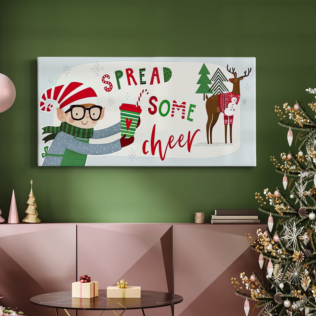 Santa's Foodtruck Collection D- Gallery Wrapped Canvas