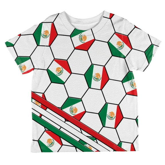 World Cup Mexico Soccer Ball All Over Toddler T Shirt Multi 4T