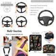 thumbnail image 2 of KUIFORTI Mushroom Print Car Seat Covers Elastic Fabrics Set of 15 Full Set Car Accessories Car Steering Wheel Cover Soft Non Slip Universal Fit for Vehicles,Cars,Suvs,Vans,Sedans, 2 of 4