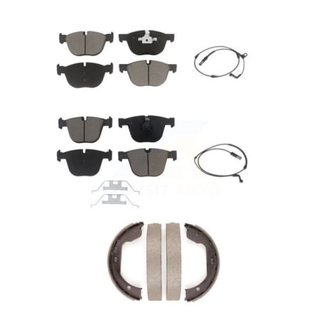 CMX KCW-100349 Brake Pad Sets 4-Wheel Set Front & Rear for E70 X5 Series BMW X6