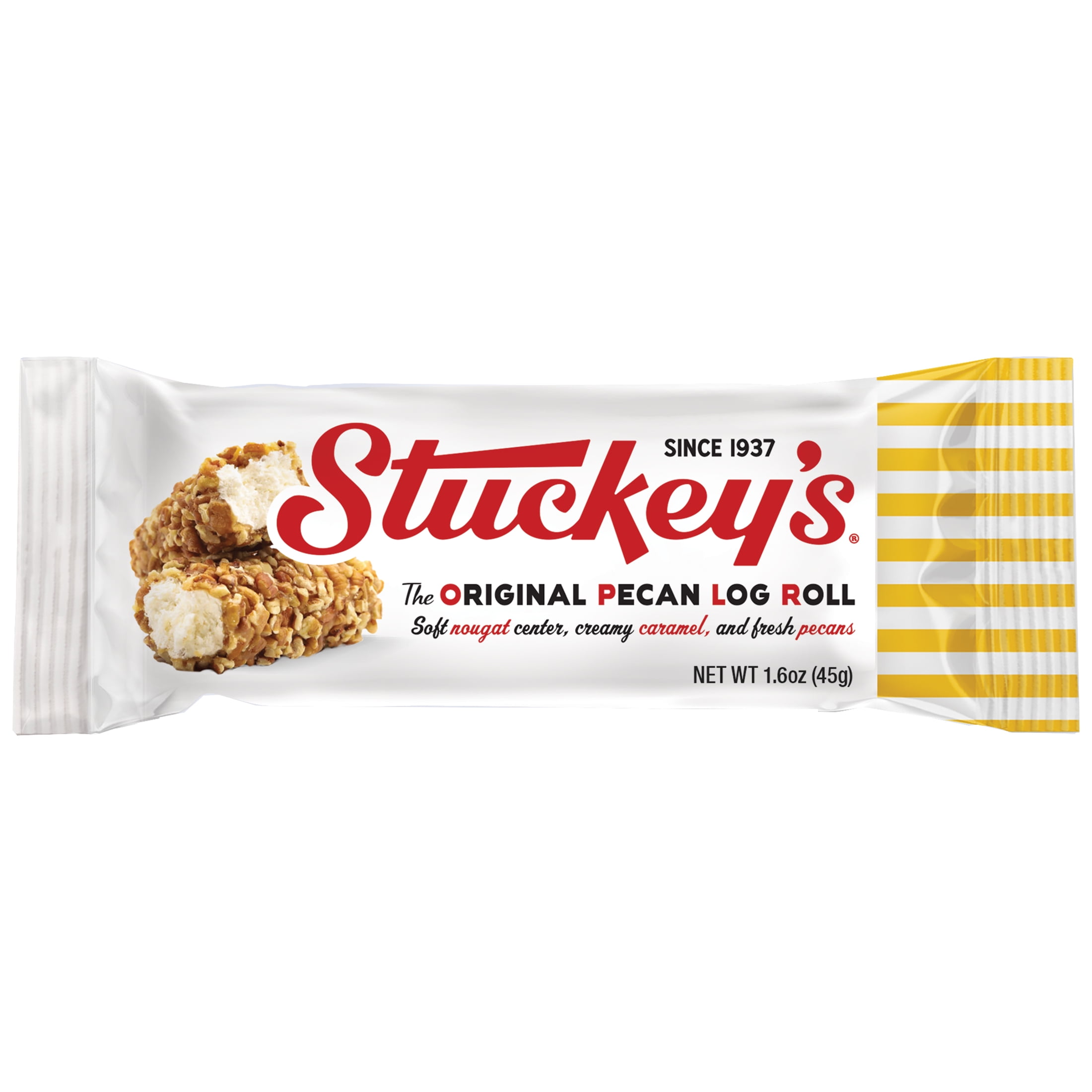 Stuckey's Original Pecan Log Roll Candy Bar, 1.6 oz