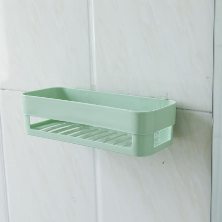 1pc Adhesive Bathroom/kitchen Corner Shelf