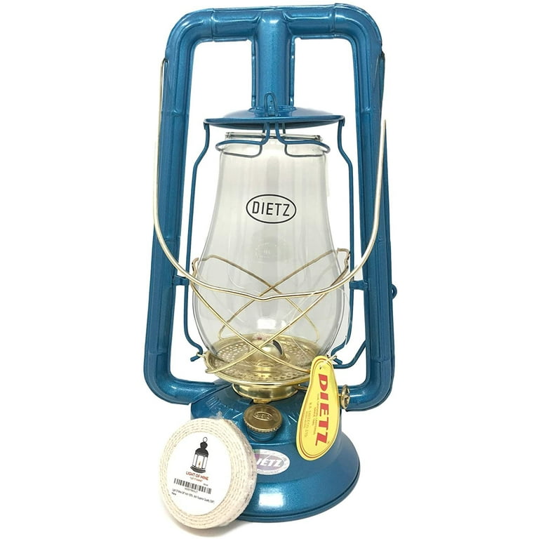 Dietz Monarch #10 Hot Blast Blue and Gold Kerosene Lantern