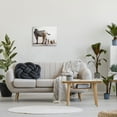 thumbnail image 2 of Stupell Industries Meerkats Painting Zebra Stripes Animals & Insects Painting Gallery Wrapped Canvas Print Wall Art, 2 of 5