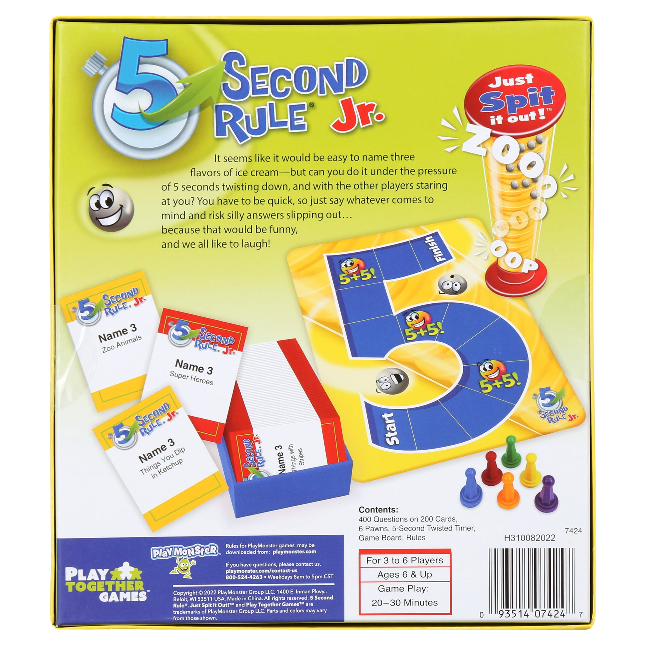 5 Second Rule Jr. Party Game, by PlayMonster