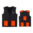 thumbnail image 1 of Xihbxyly Las mejores ofertas de hoy Calefacción USB Calefacción Termostática Calefacción Ropa Calefacción Chaqueta Acolchada Algodón Control Negro 7 Zonas Calefacción, 1 of 4