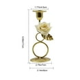 thumbnail image 3 of 17Cm Valentine'S Day & Christmas Metal Candle Holder - Romantic Iron Candlestick For Table Decor, Candlelight Dinner Props, And Holiday Home Decoration Centerpiece, 3 of 6