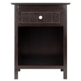 thumbnail image 3 of Winsome Blair 1-Drawer Transitional Solid Wood Storage End Table in Coffee, 3 of 12