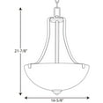 thumbnail image 2 of Legend Collection Three-Light Inverted Pendant, 2 of 2
