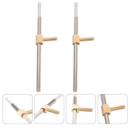 SWETRACE 2-Pack Plated Cello Bow Screw Repl… product image