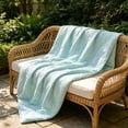 thumbnail image 4 of YiJuHui Stylish Voile Washed Summer Quilt | Cloud Soft Gauze Bedding | Lightweight Breathable Cooling Cover | All Season Comforter for Bedroom & Guest Room, 4 of 6